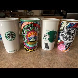 Starbucks ceramic mugs